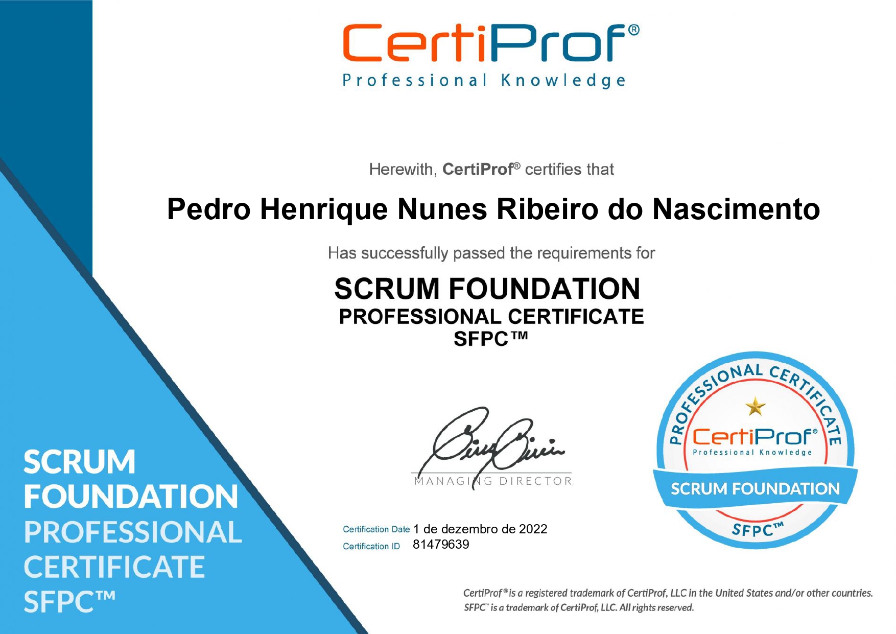 Certificado Scrum